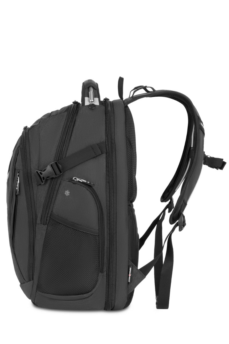 SWISSGEAR Travel Tech Elite USB ScanSmart Laptop Backpack - Grey Heather - 16