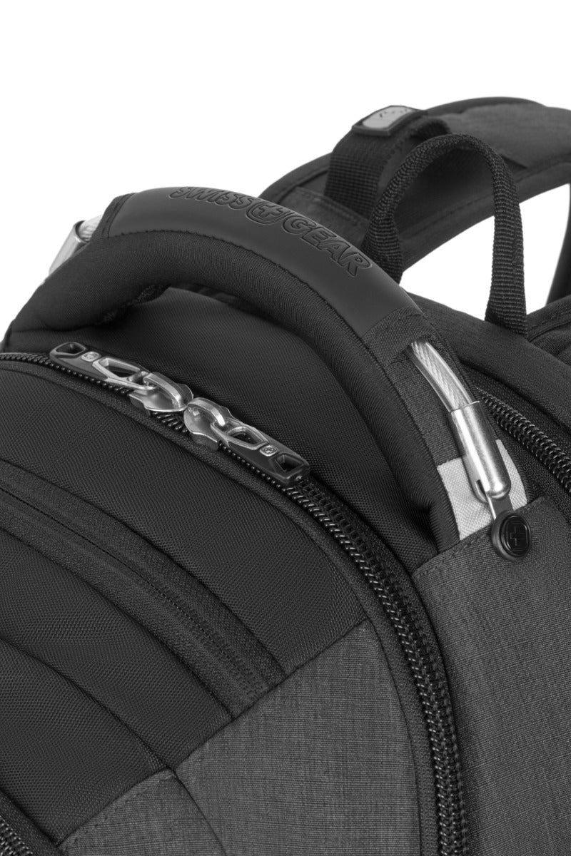 SWISSGEAR Travel Tech Elite USB ScanSmart Laptop Backpack - Grey Heather - 14