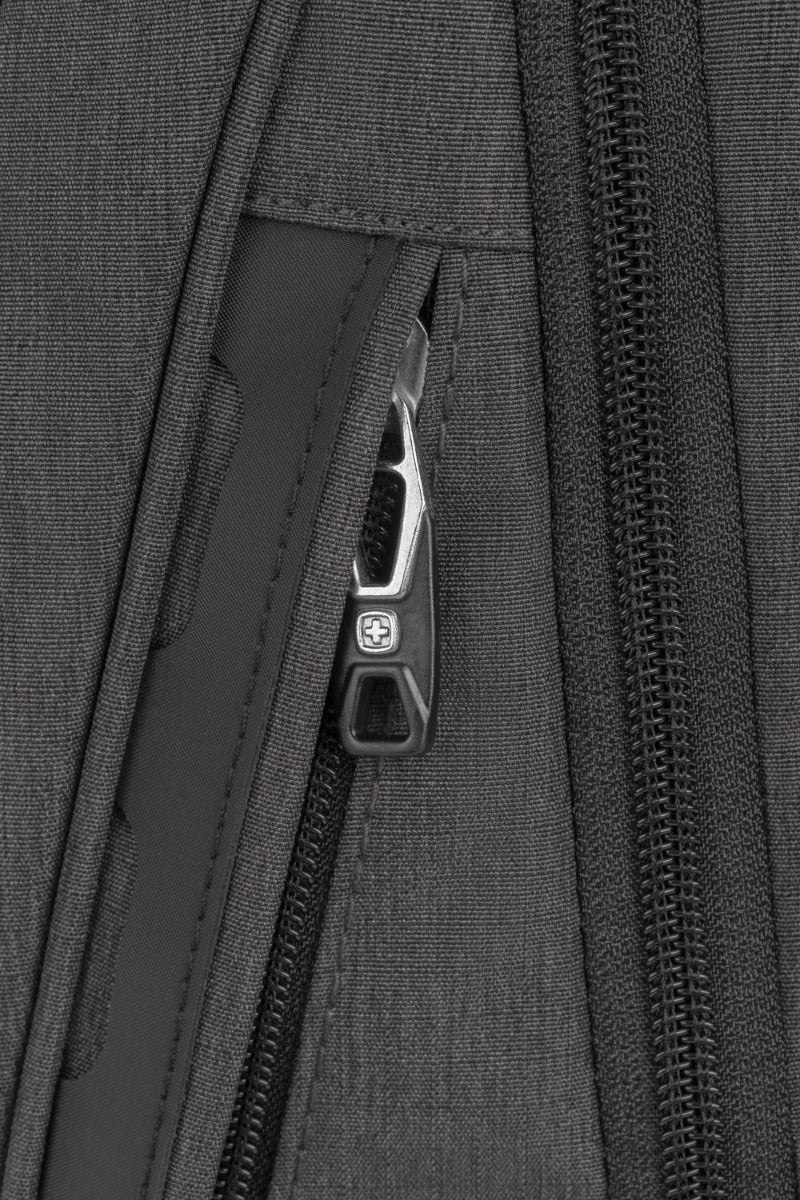 SWISSGEAR Travel Tech Elite USB ScanSmart Laptop Backpack - Grey Heather - 35