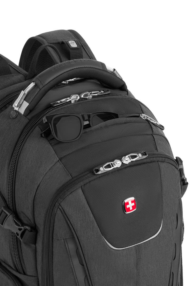 SWISSGEAR Travel Tech Elite USB ScanSmart Laptop Backpack - Grey Heather - 15