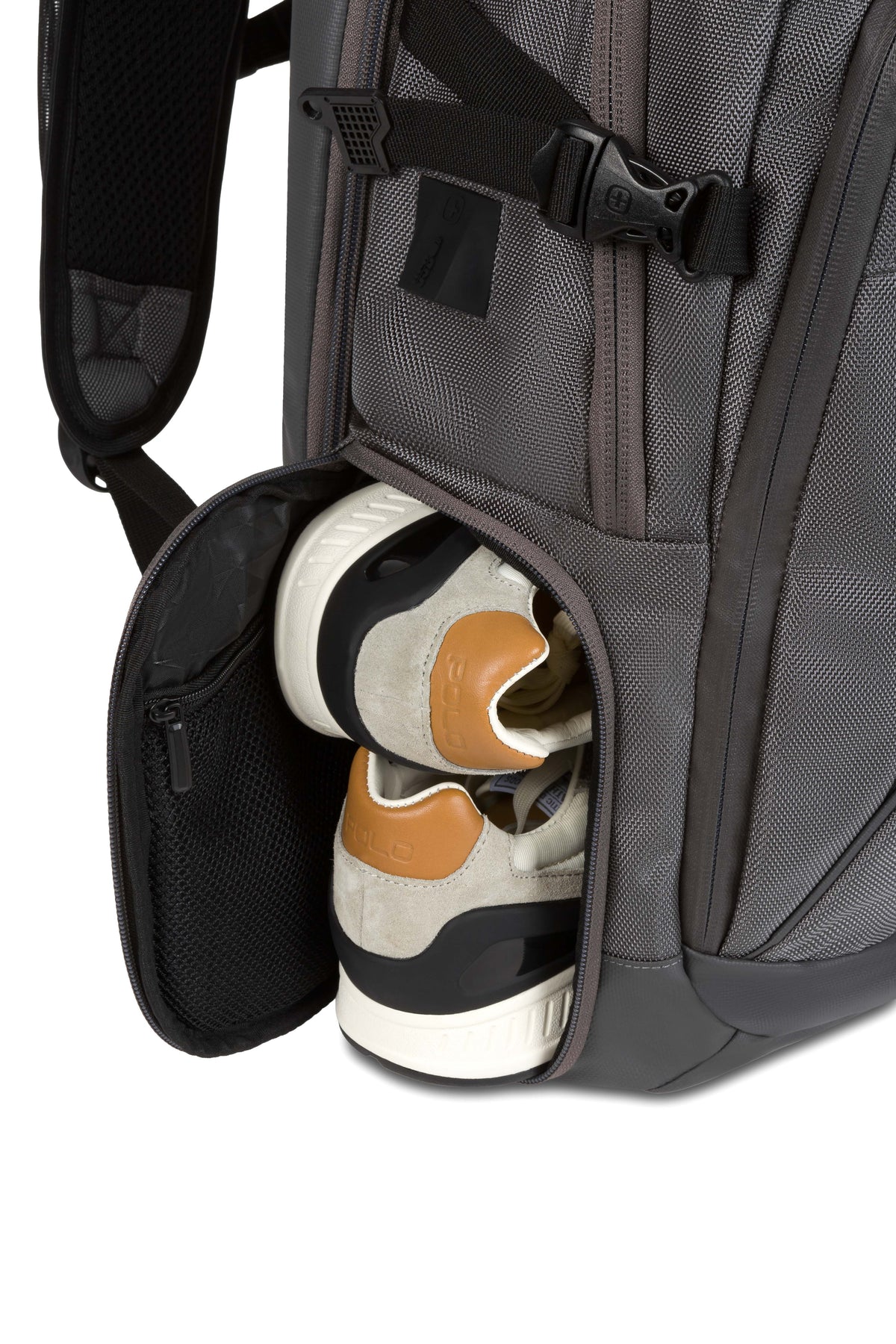 SWISSGEAR Travel Tech Elite USB ScanSmart Laptop Backpack - Grey Ballistic - 12