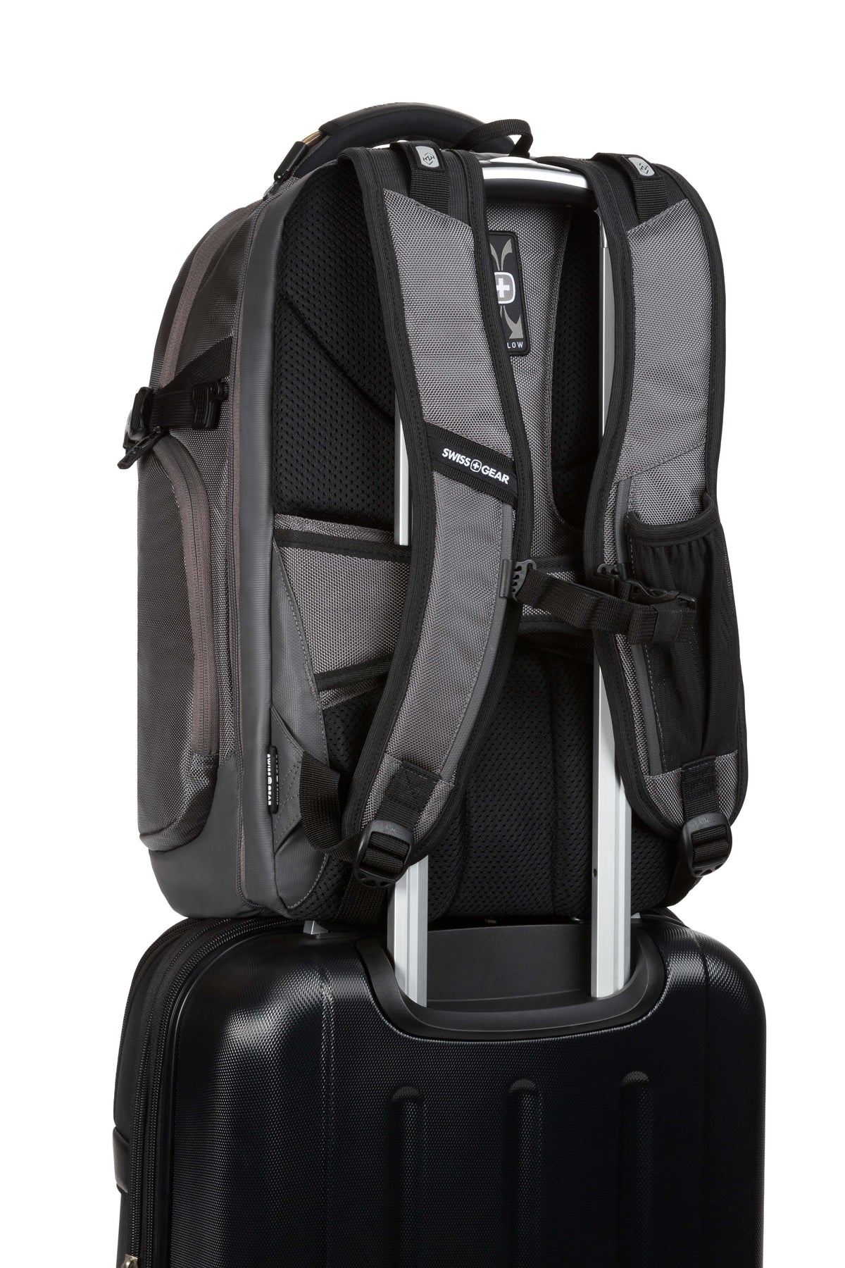 SWISSGEAR Travel Tech Elite USB ScanSmart Laptop Backpack - Grey Ballistic - 09