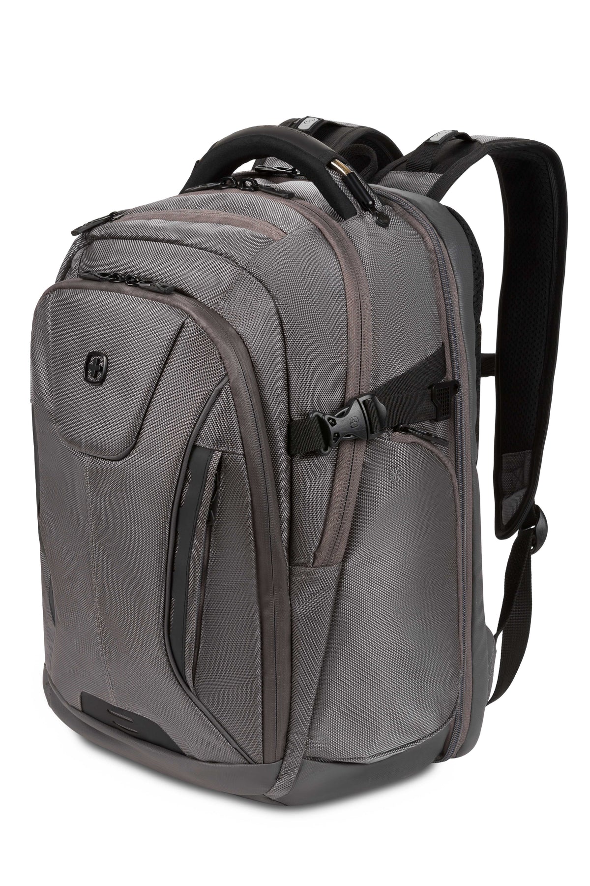 SWISSGEAR Travel Tech Elite USB ScanSmart Laptop Backpack - Grey Ballistic - 16