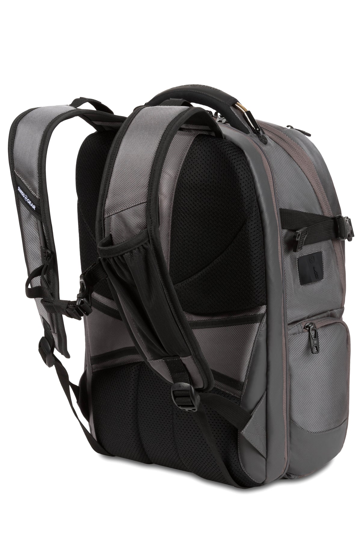 SWISSGEAR Travel Tech Elite USB ScanSmart Laptop Backpack - Grey Ballistic - 03