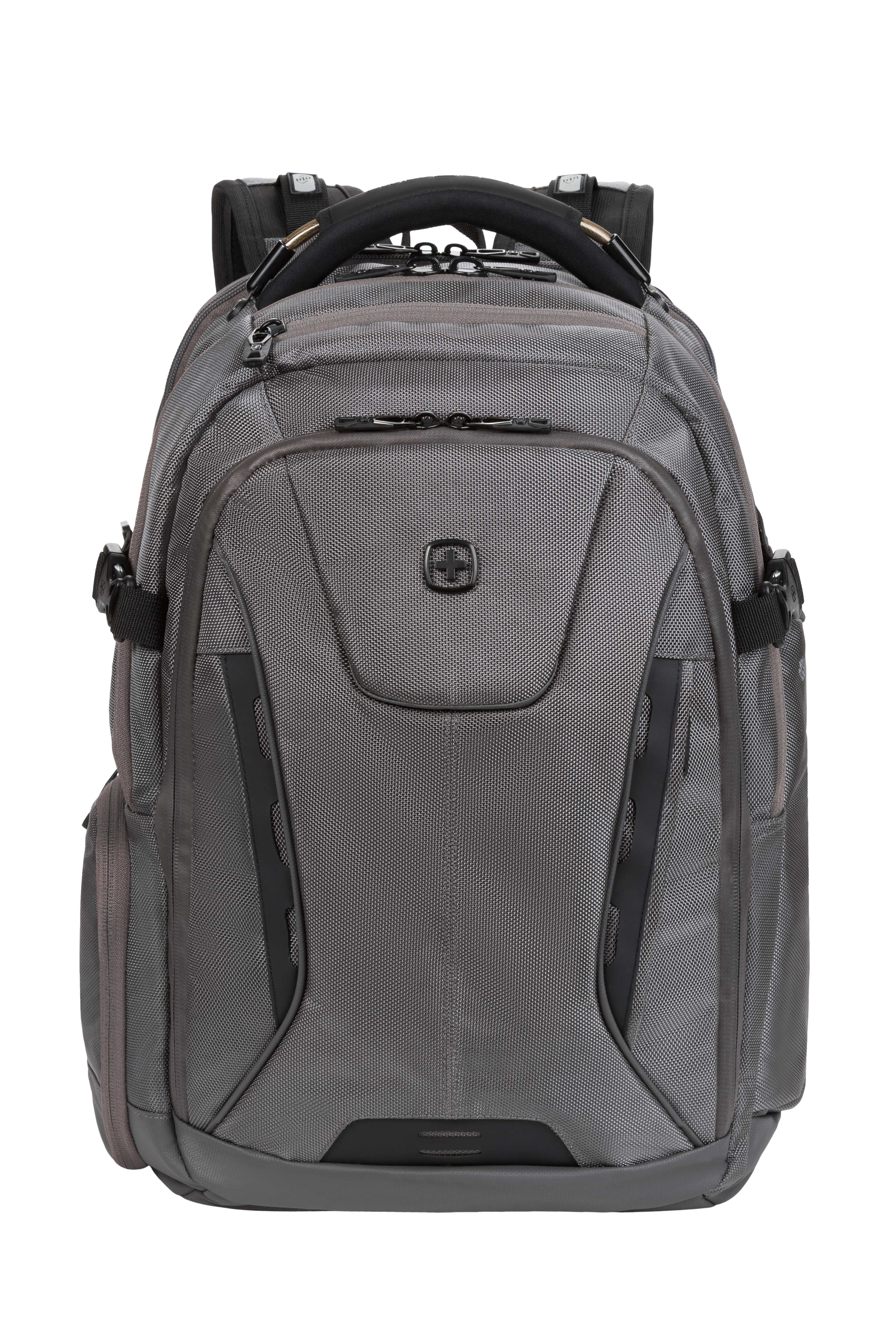 SWISSGEAR Travel Tech Elite USB ScanSmart Laptop Backpack - Grey Ballistic - 19