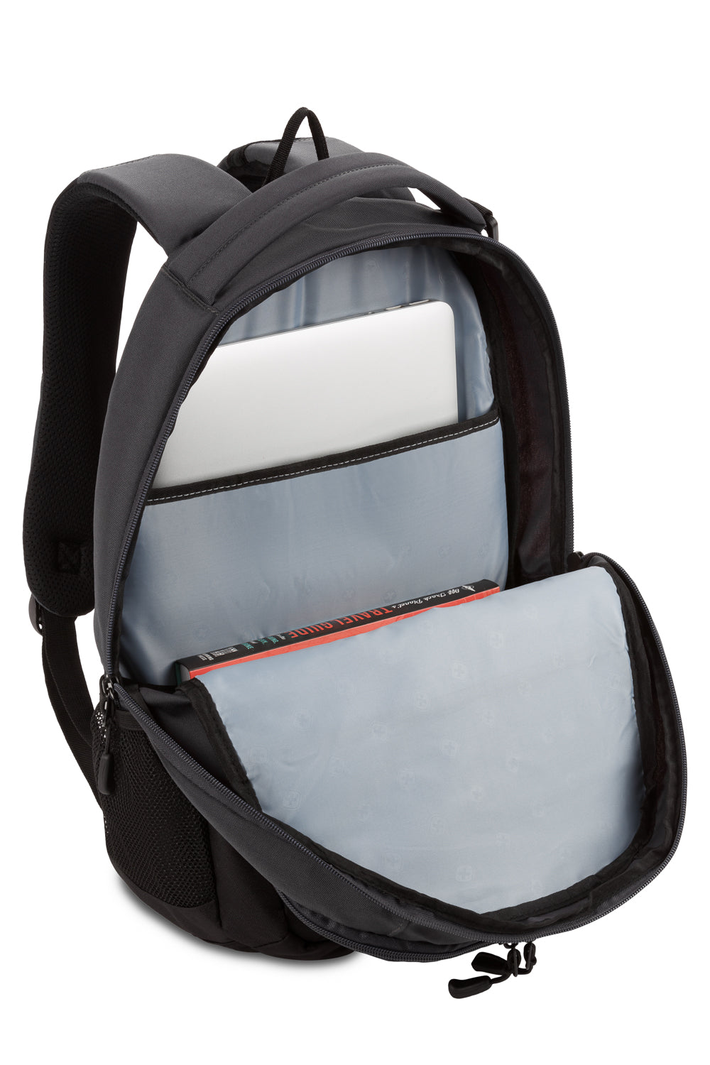 Swissgear 5386 Laptop Backpack Large main compartment with padded laptop pocket designed to fit most 15