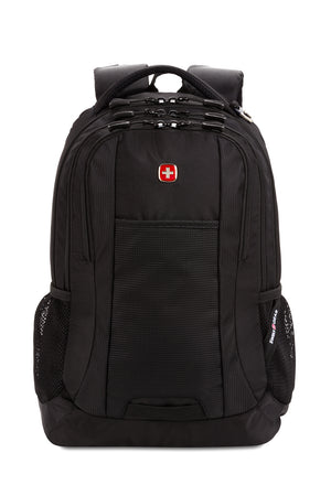 SWISSGEAR Cecil Laptop Backpack in Black/Black