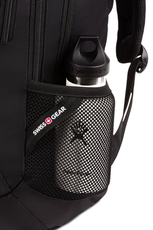 SWISSGEAR 5505 Laptop Backpack - Quick-access front slip pocket and water bottle pocket