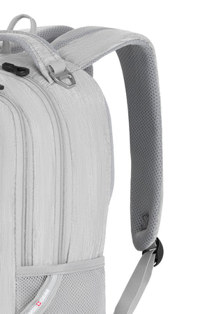 Swissgear 5505 Laptop Backpack - Light Grey Heather - Ergonomically contoured, padded shoulder straps with breathable mesh fabric