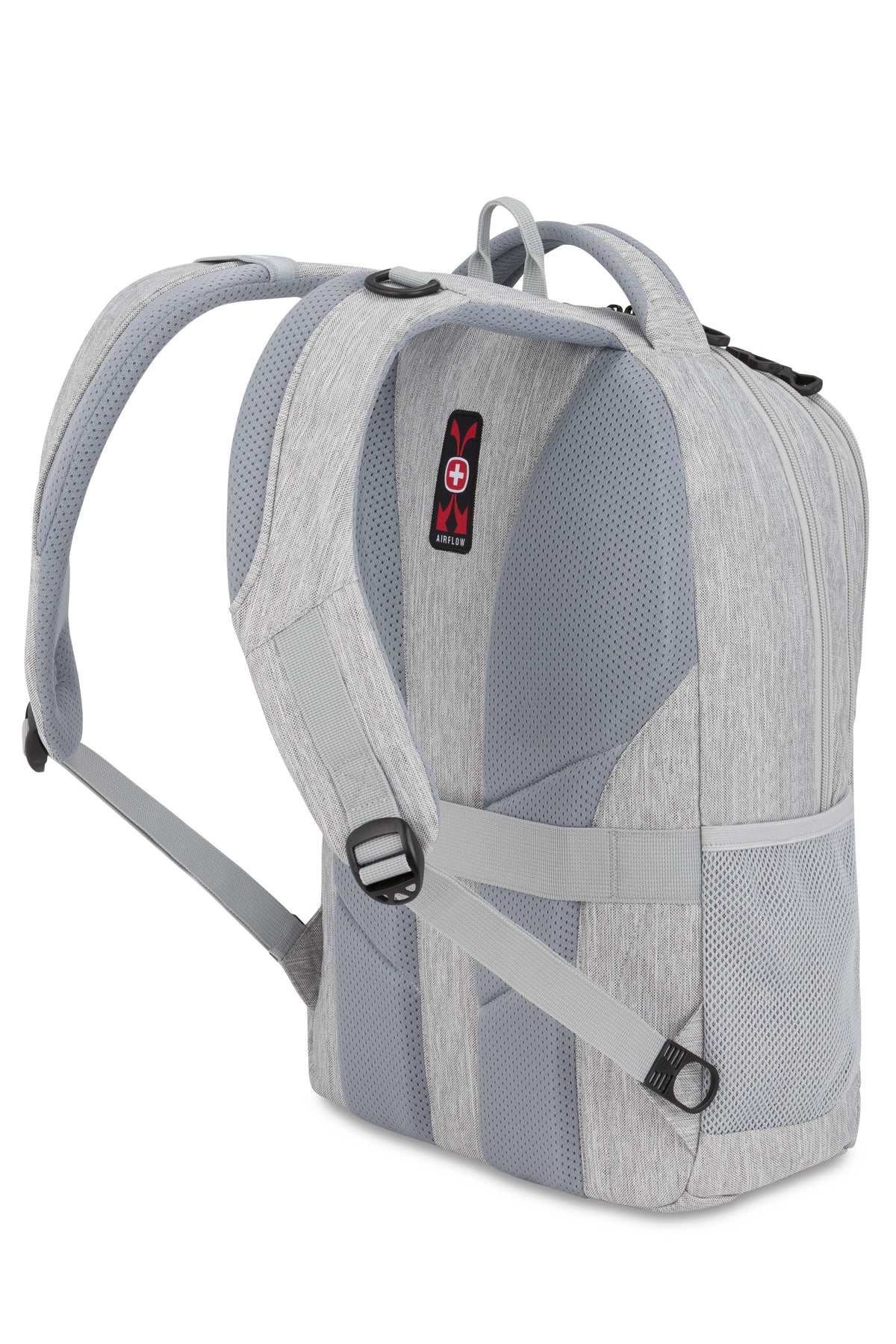 SWISSGEAR Cecil Laptop Backpack - Light Heather Grey rPET - 02