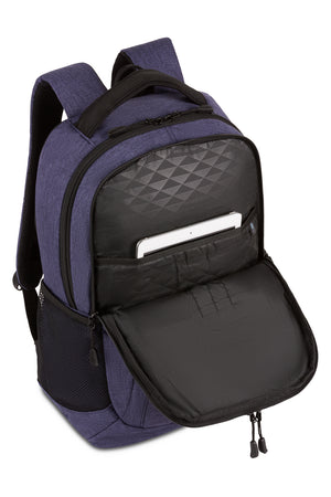 Swissgear 5668 Laptop Backpack-Purple Heather-Separate zippered, front-access compartment has a dedicated, padded tablet pocket