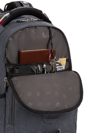 Swissgear 5903 ScanSmart Laptop Backpack - Organizer compartment with key/fob clip and multiple divider pockets for pens, mobile phone, ID card and memory stick