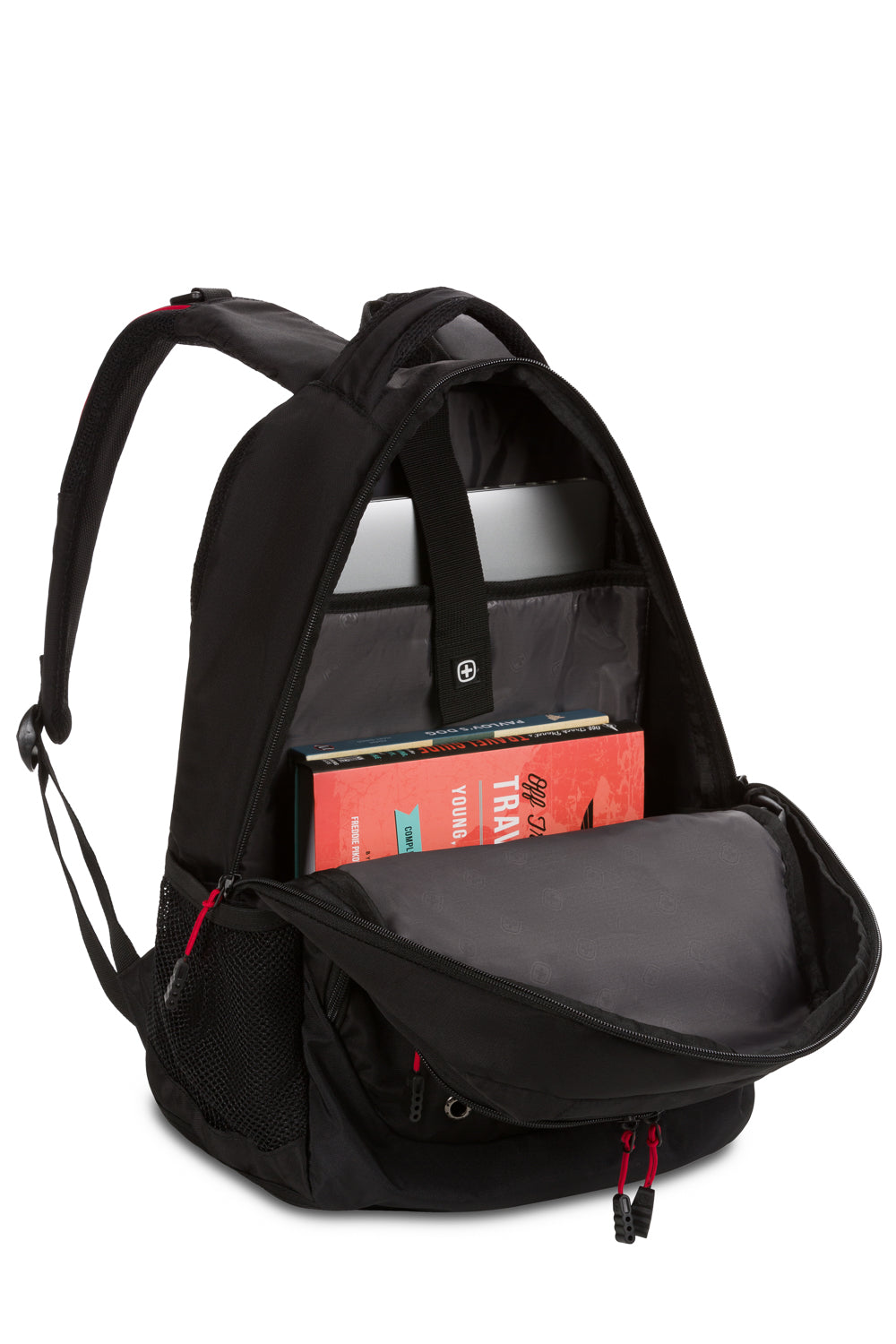 SWISSGEAR 5918 Laptop Backpack - Black/Red - 06