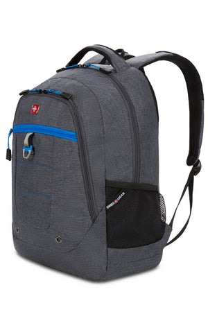 Swissgear 5918 Laptop Backpack - Gray Heather/Cyan Trophy