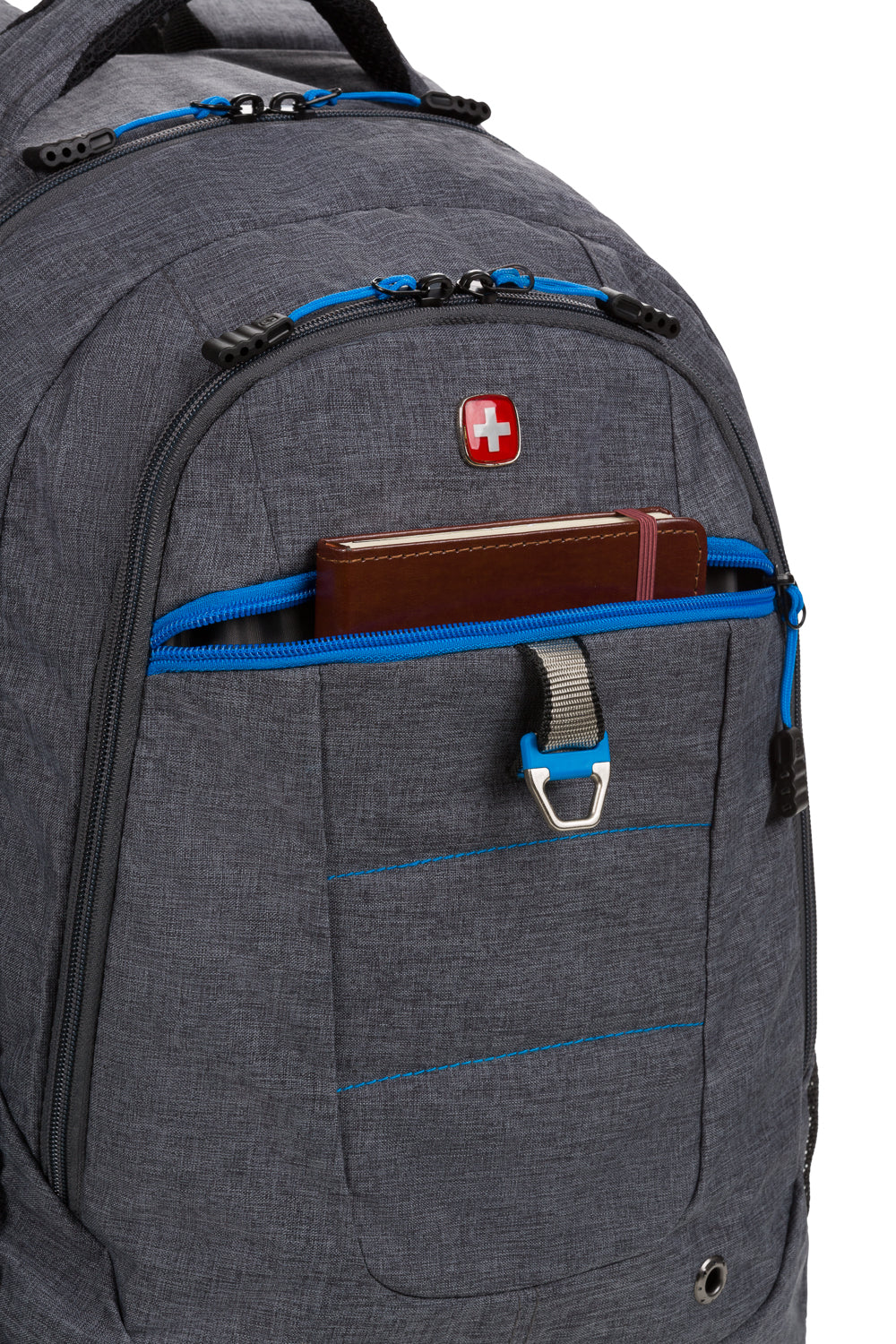 SWISSGEAR 5918 Laptop Backpack - Dark Grey/Blue - 09
