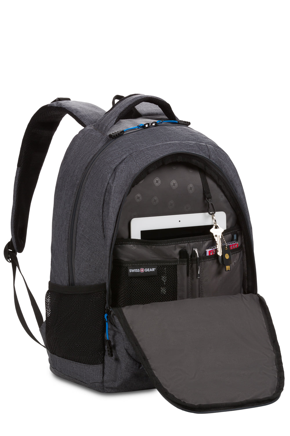 SWISSGEAR 5918 Laptop Backpack - Dark Grey/Blue - 05