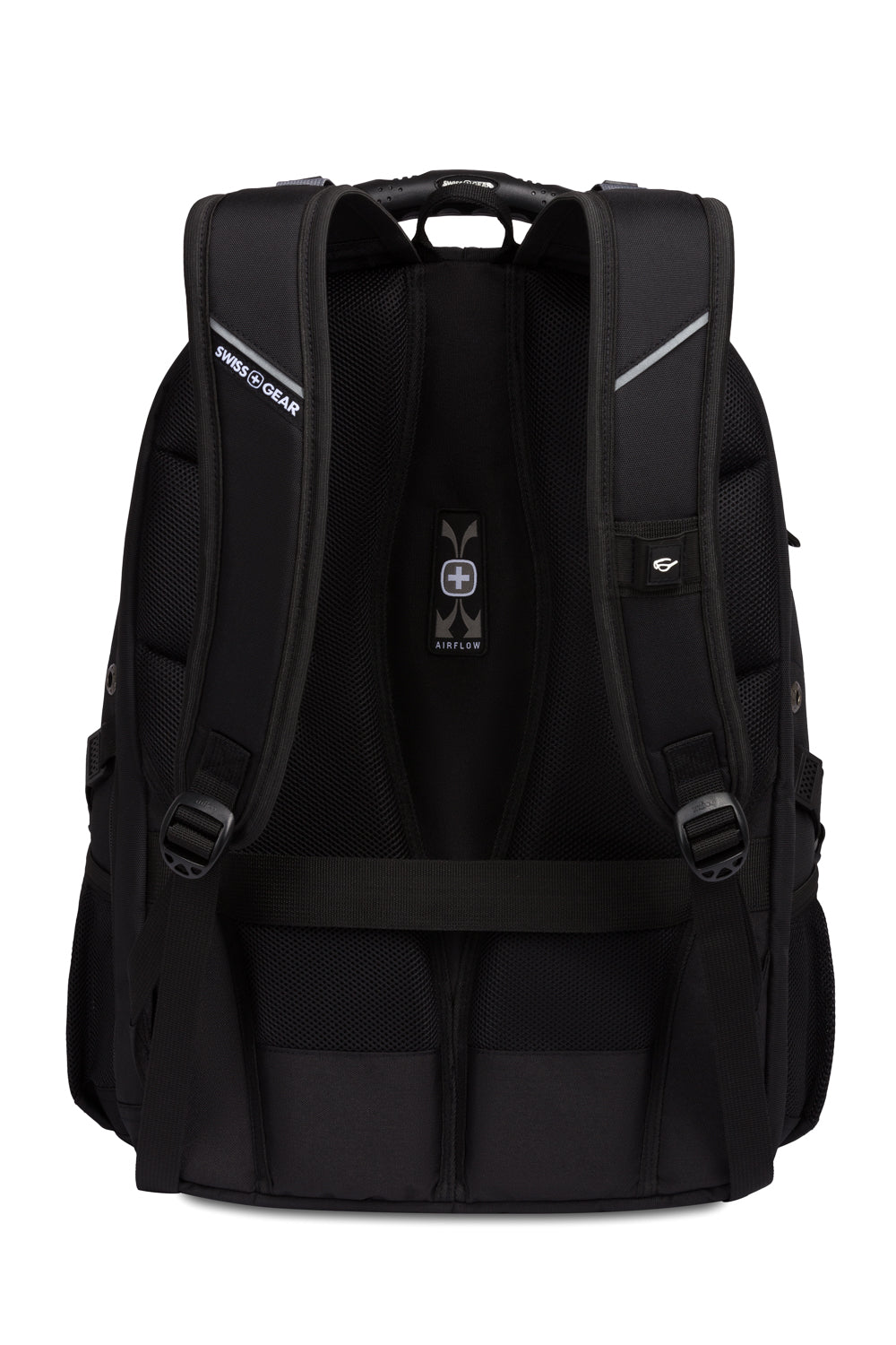 SWISSGEAR 1900 Embroid ScanSmart Laptop Backpack - Black/Black - 08