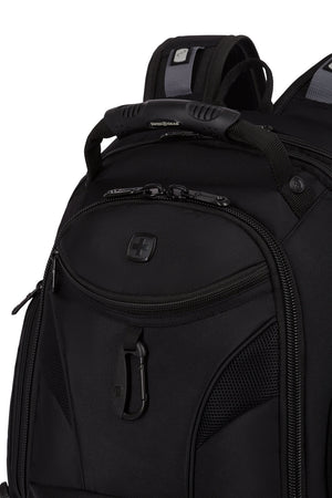 SWISSGEAR 1900 Embroid ScanSmart Laptop Backpack - Black/Black - 11