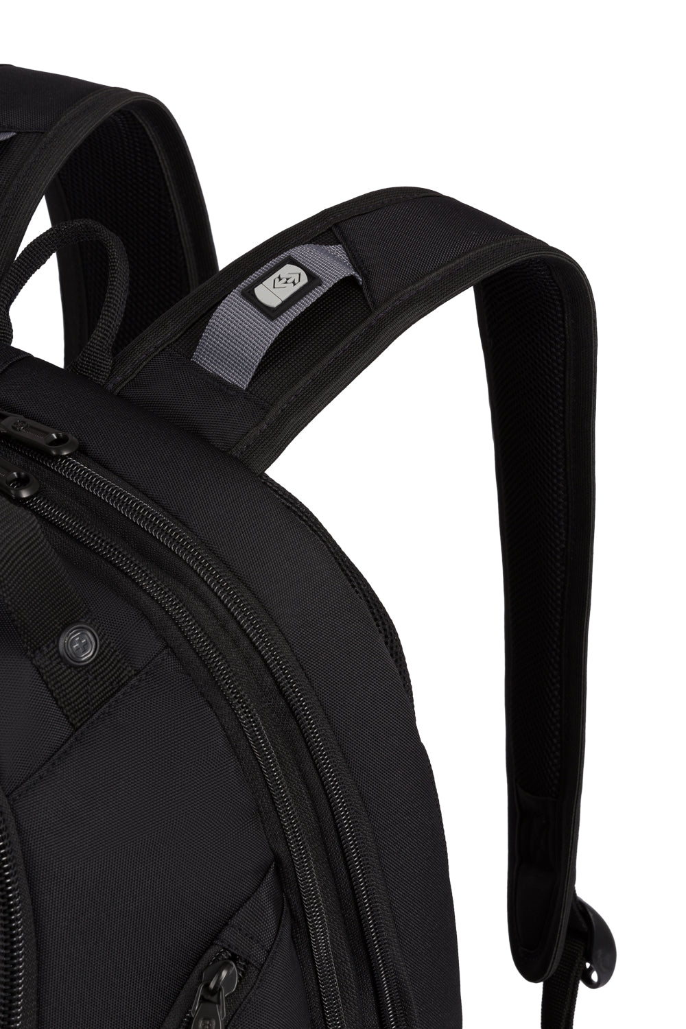 SWISSGEAR 1900 Embroid ScanSmart Laptop Backpack - Black/Black - 10
