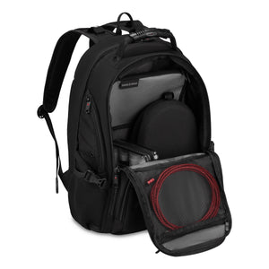 SWISSGEAR 1900 Embroid ScanSmart Laptop Backpack - Black - 06