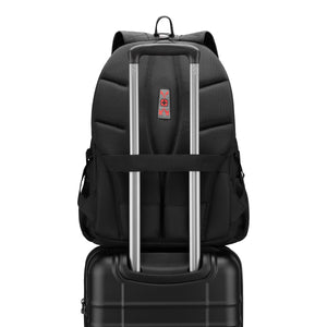 SWISSGEAR 1900 Embroid ScanSmart Laptop Backpack - Black - 11