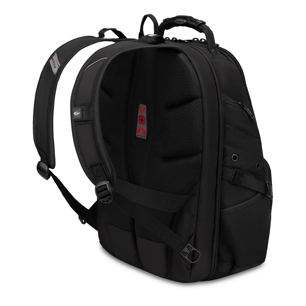 SWISSGEAR 1900 Embroid ScanSmart Laptop Backpack - Black - 03