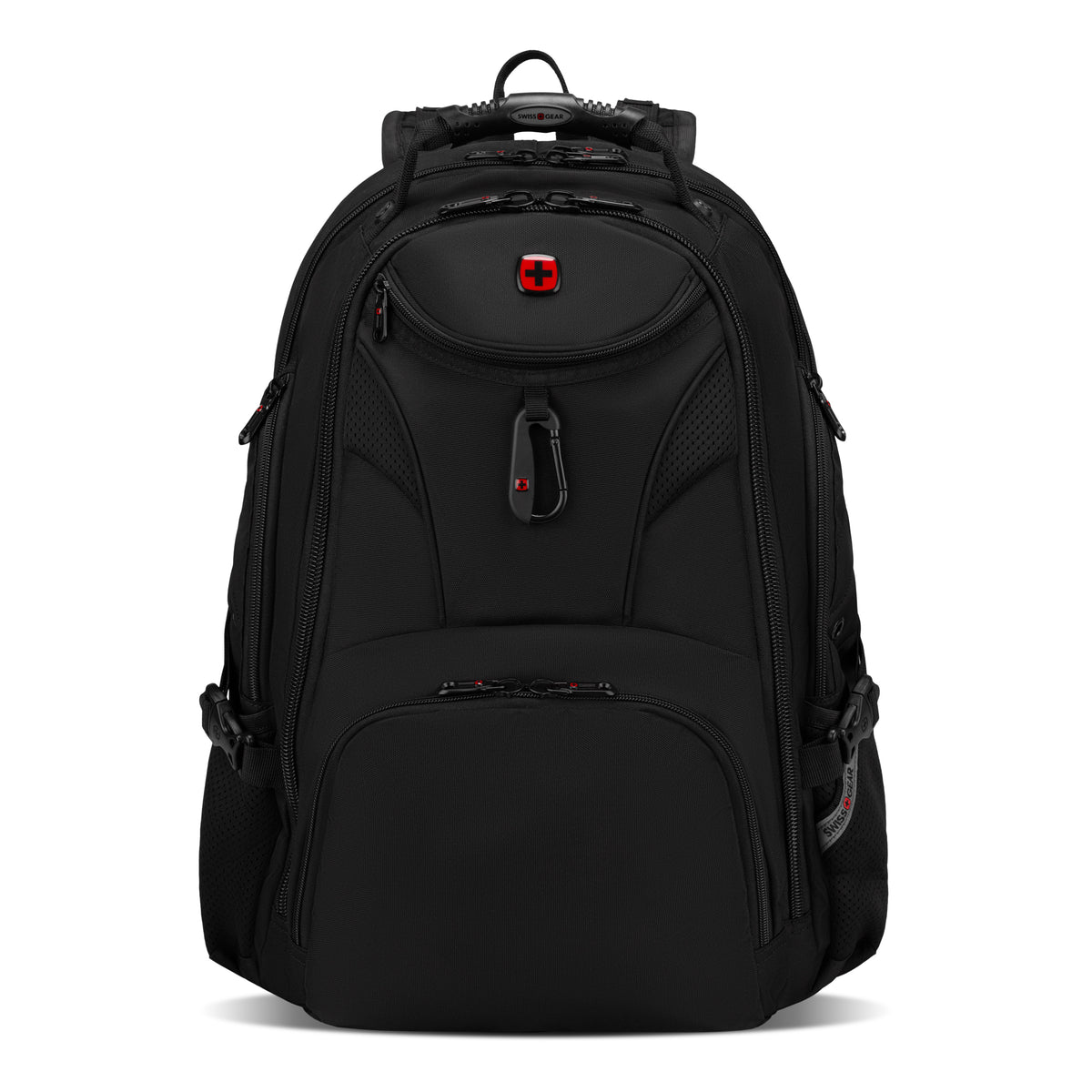 SWISSGEAR 1900 Embroid ScanSmart Laptop Backpack - Black - 04