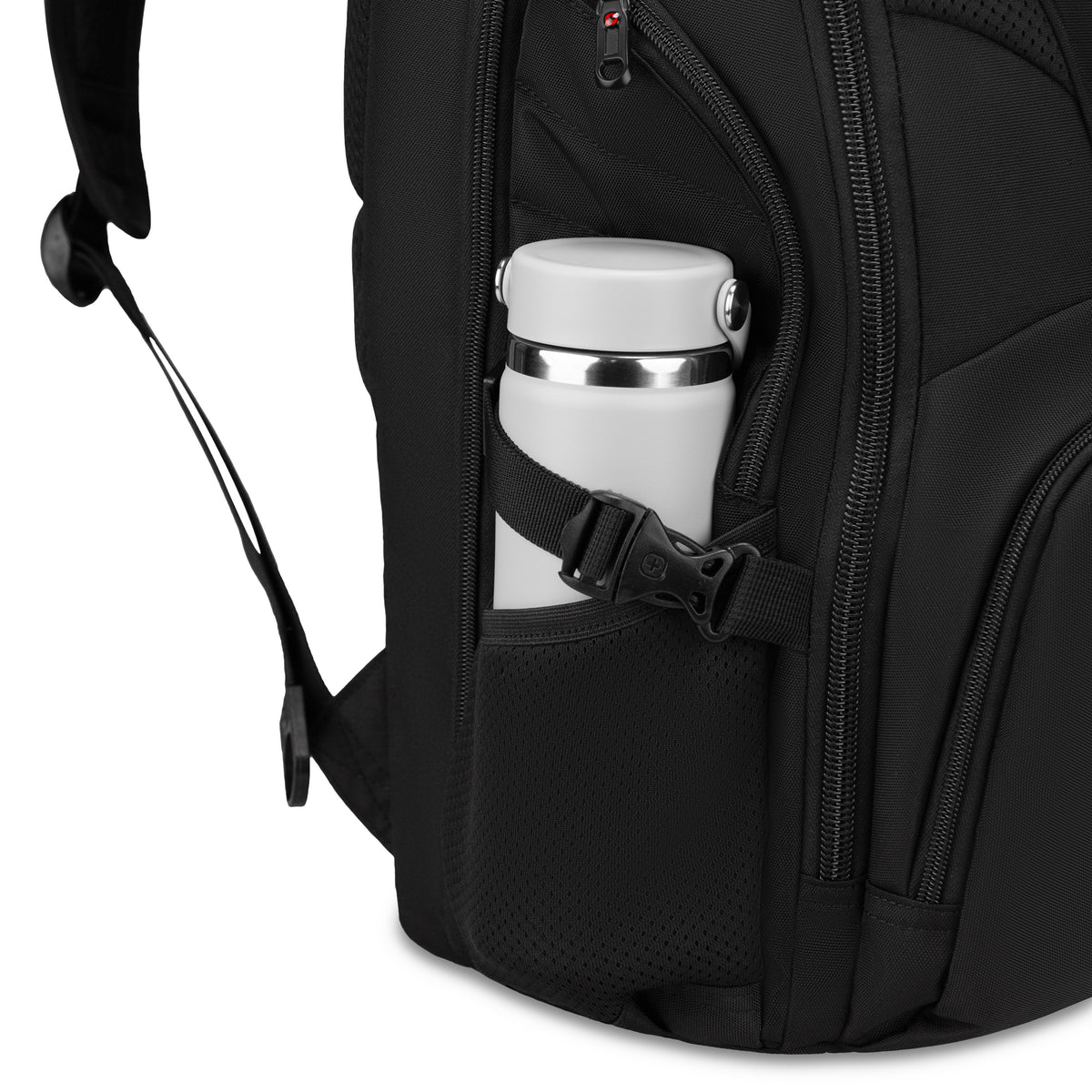 SWISSGEAR 1900 Embroid ScanSmart Laptop Backpack - Black - 10