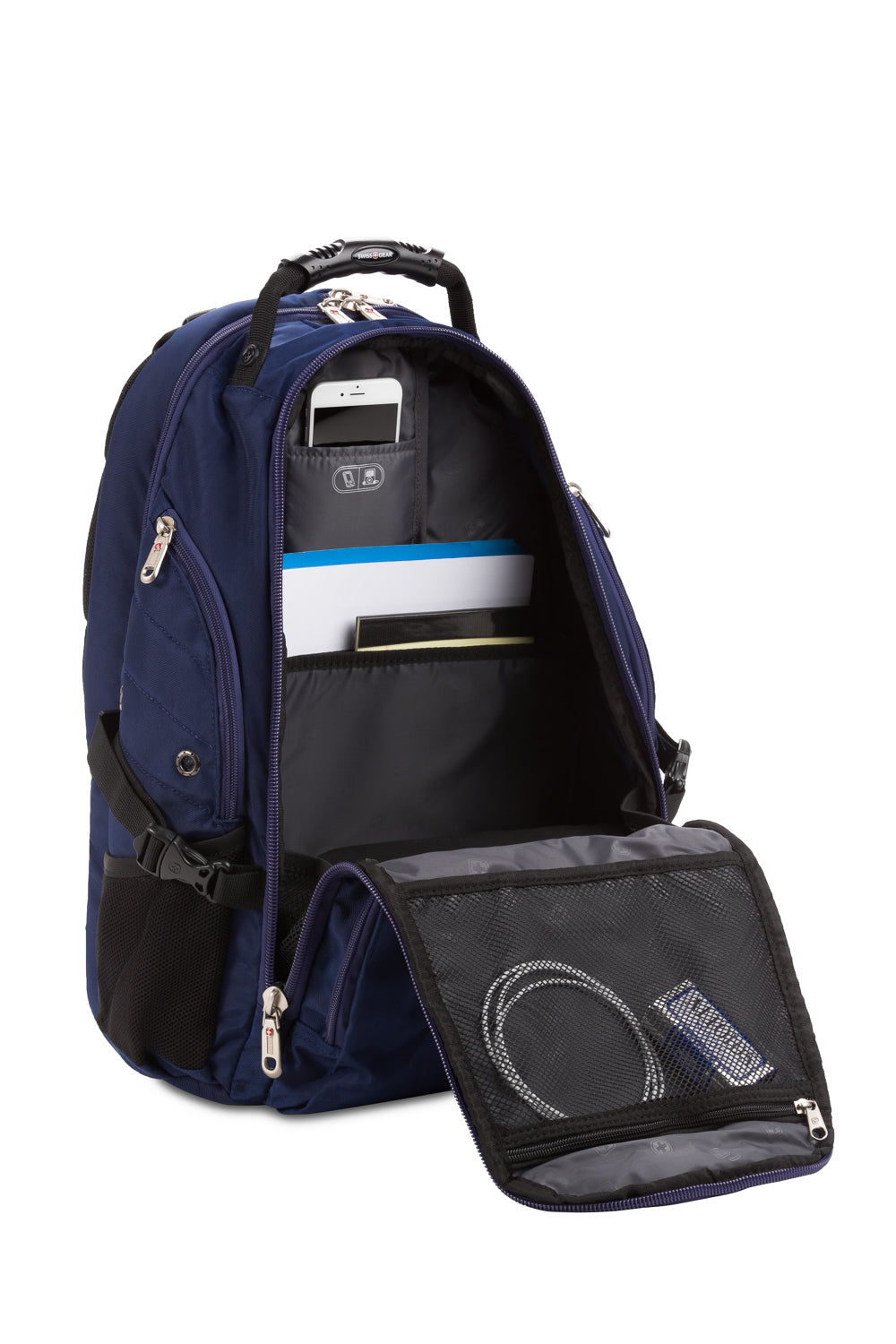 SWISSGEAR 1900 Embroid ScanSmart Laptop Backpack - Rich Navy - 06
