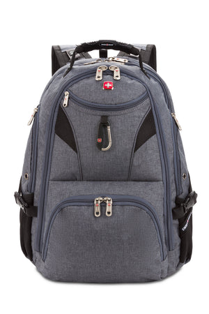 SWISSGEAR 1900 Embroid ScanSmart Laptop Backpack - Grey - 03