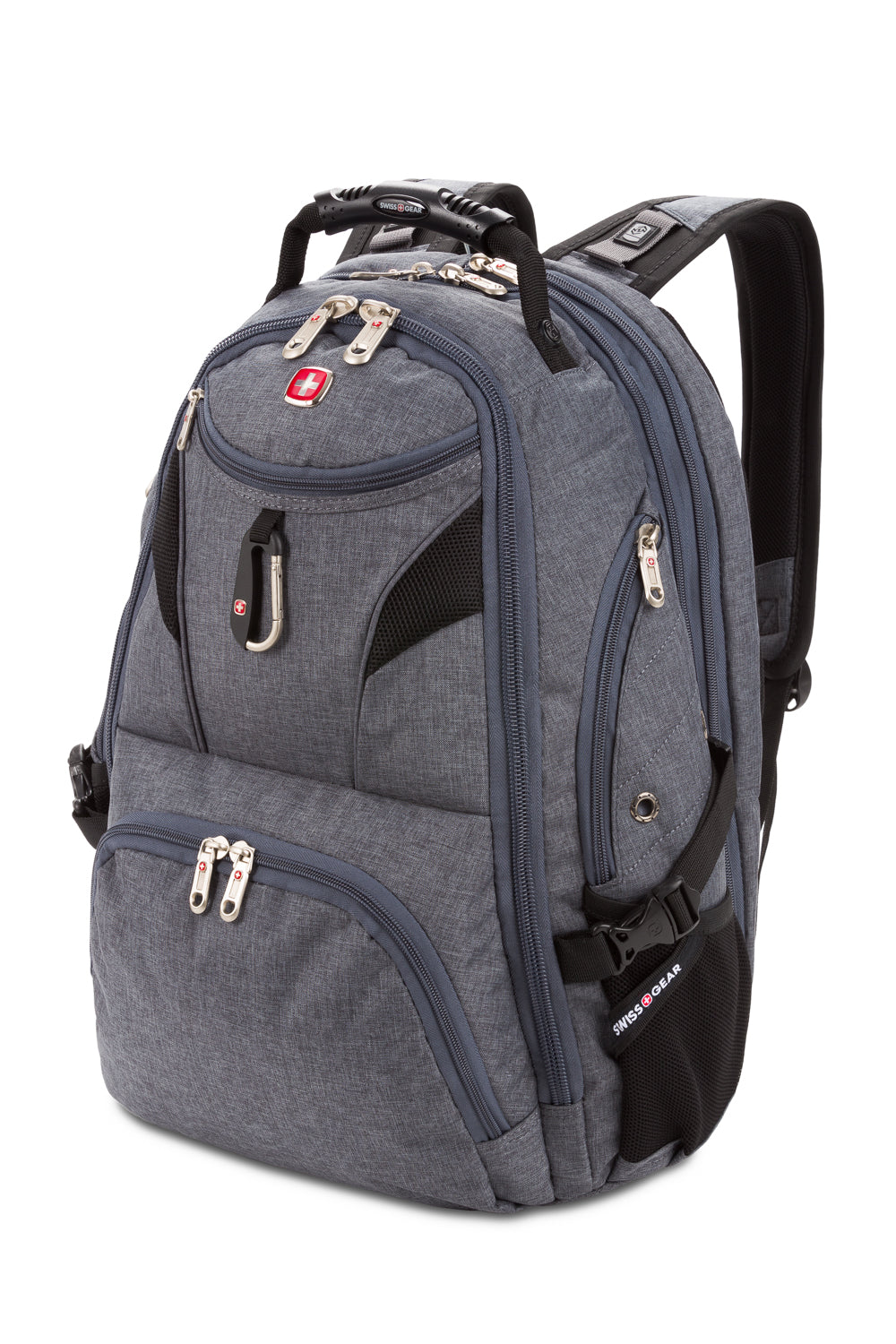 SWISSGEAR 1900 Embroid ScanSmart Laptop Backpack - Grey - 01