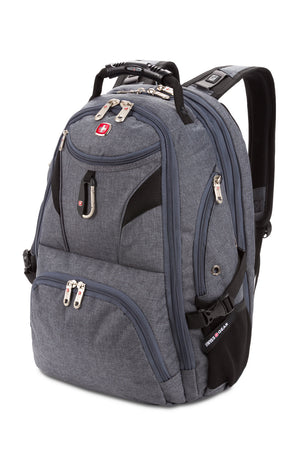 SWISSGEAR 1900 Embroid ScanSmart Laptop Backpack - Grey - 01