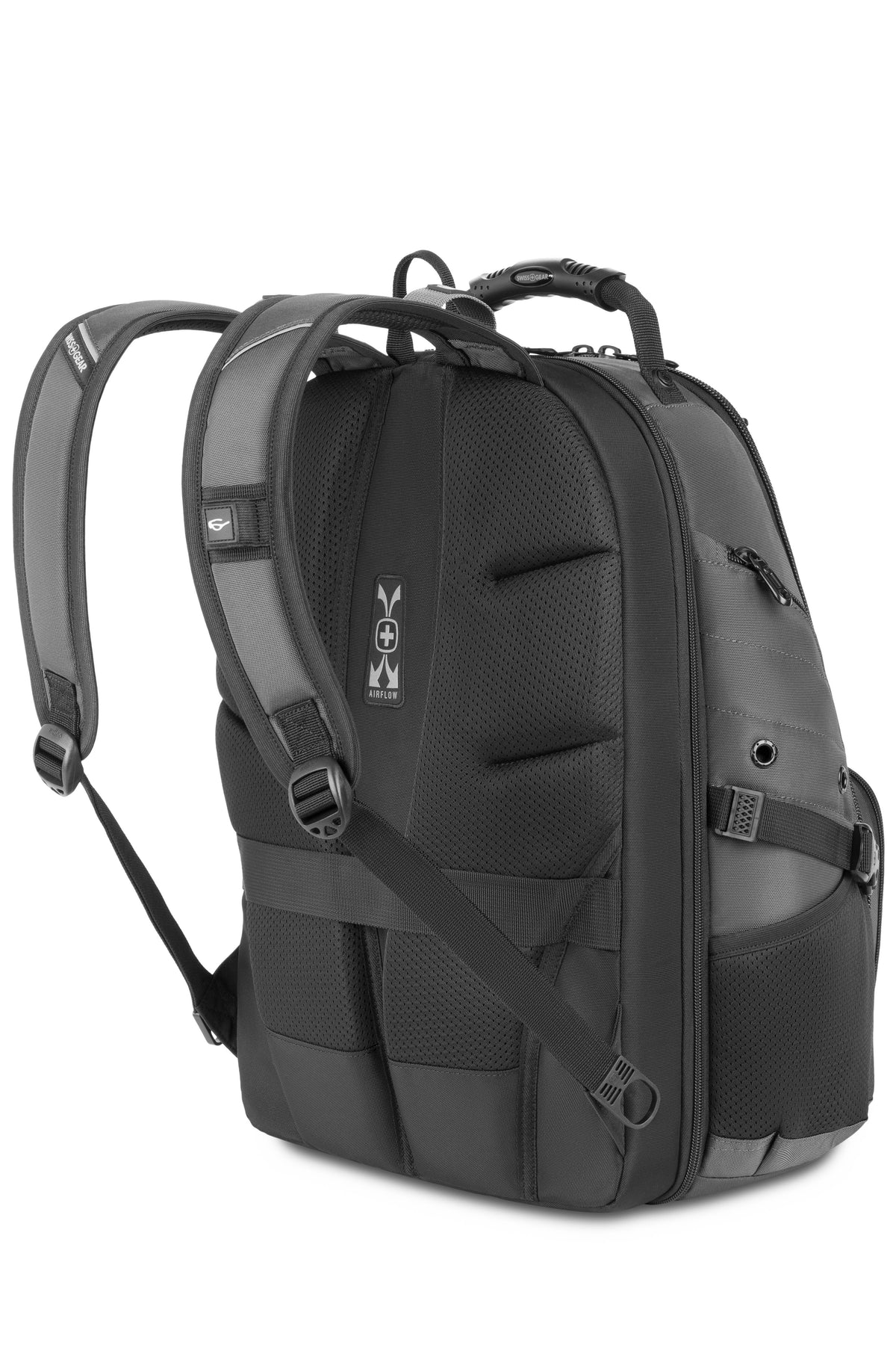 SWISSGEAR 1900 Embroid ScanSmart Laptop Backpack - Dark Grey - 03