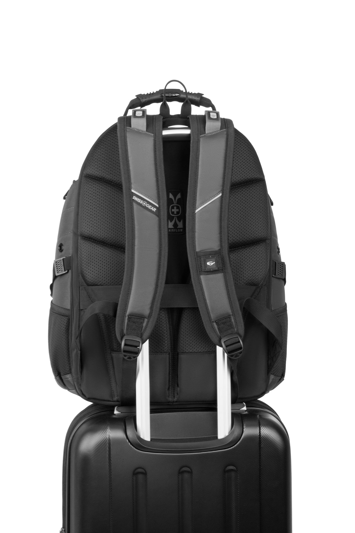 SWISSGEAR 1900 Embroid ScanSmart Laptop Backpack - Dark Grey - 09