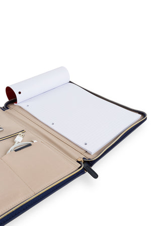Wenger Amelie Zippered Padfolio - Refillable 8.5'' x 11'' lined notepad for easy note-taking