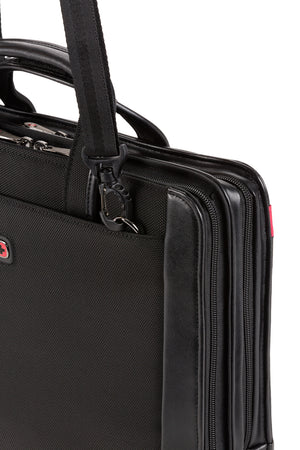 Wenger Proxy Zippered Laptop Presentation Padfolio - Black
