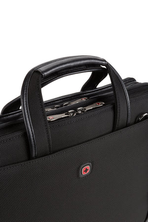 Wenger Proxy Zippered Laptop Presentation Padfolio - Black