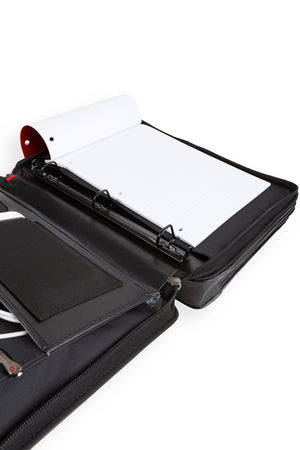 Wenger Proxy Zippered Laptop Presentation Padfolio - Black