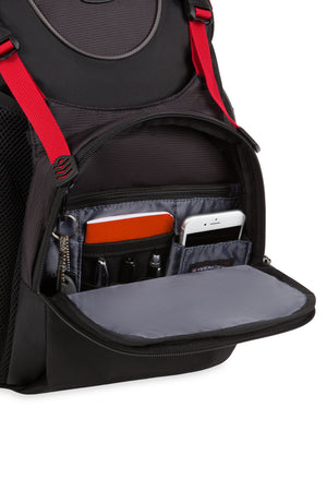 Wenger Maxxum 16 inch Laptop Backpack - Essentials organizer keeps power cords, chargers and business cards neat and accessible