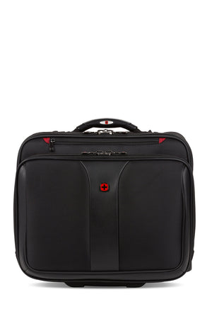 Wenger Patriot II Wheeled Business Case with Removable Laptop Case - Lockable zippers offer extra security for your belongings