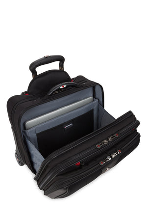 Wenger Patriot II Wheeled Business Case with Removable Laptop Case - Padded compartment that protects up to a 16 inch laptop