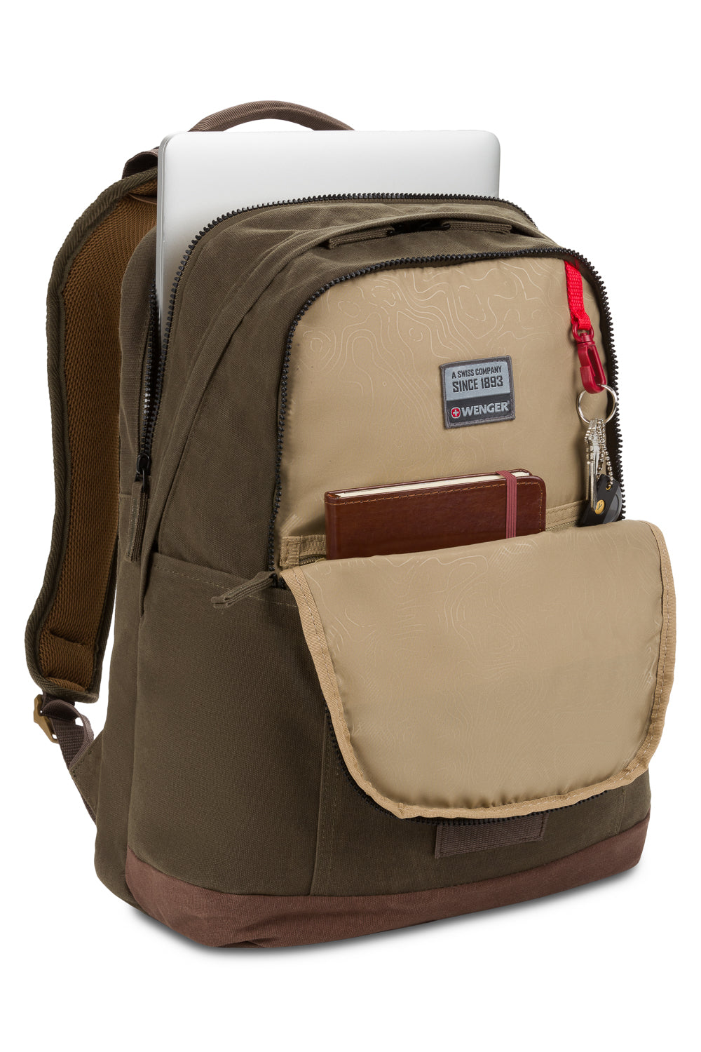 Wenger Arundel 16 inch Laptop Backpack - Olive – SWISSGEAR