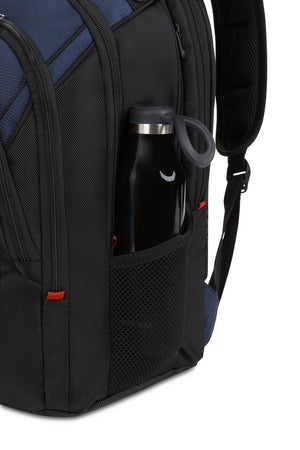 Wenger Ibex Pro 16 inch Laptop Backpack - Mesh side pockets are sized to hold a water bottle or umbrella