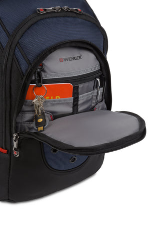 Wenger Ibex Pro 16 inch Laptop Backpack - SmartOrg organizer keeps power cords, chargers and business cards neat and accessible