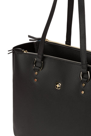 Wenger Rosalyn 14 inch Laptop Tote - Black/Sky Blue