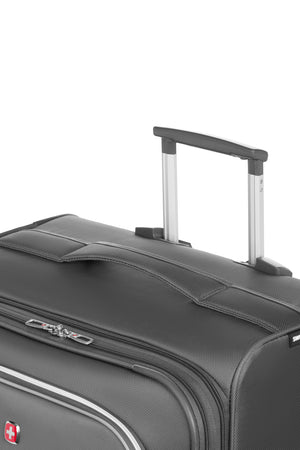Swissgear 6270 Expandable Liteweight 3 piece Spinner Luggage Set - Pewter for maximum maneuverability