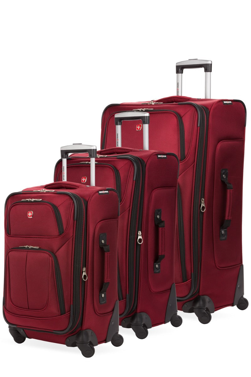 SWISSGEAR Sion 3-Piece Spinner Set - Burgundy - 01