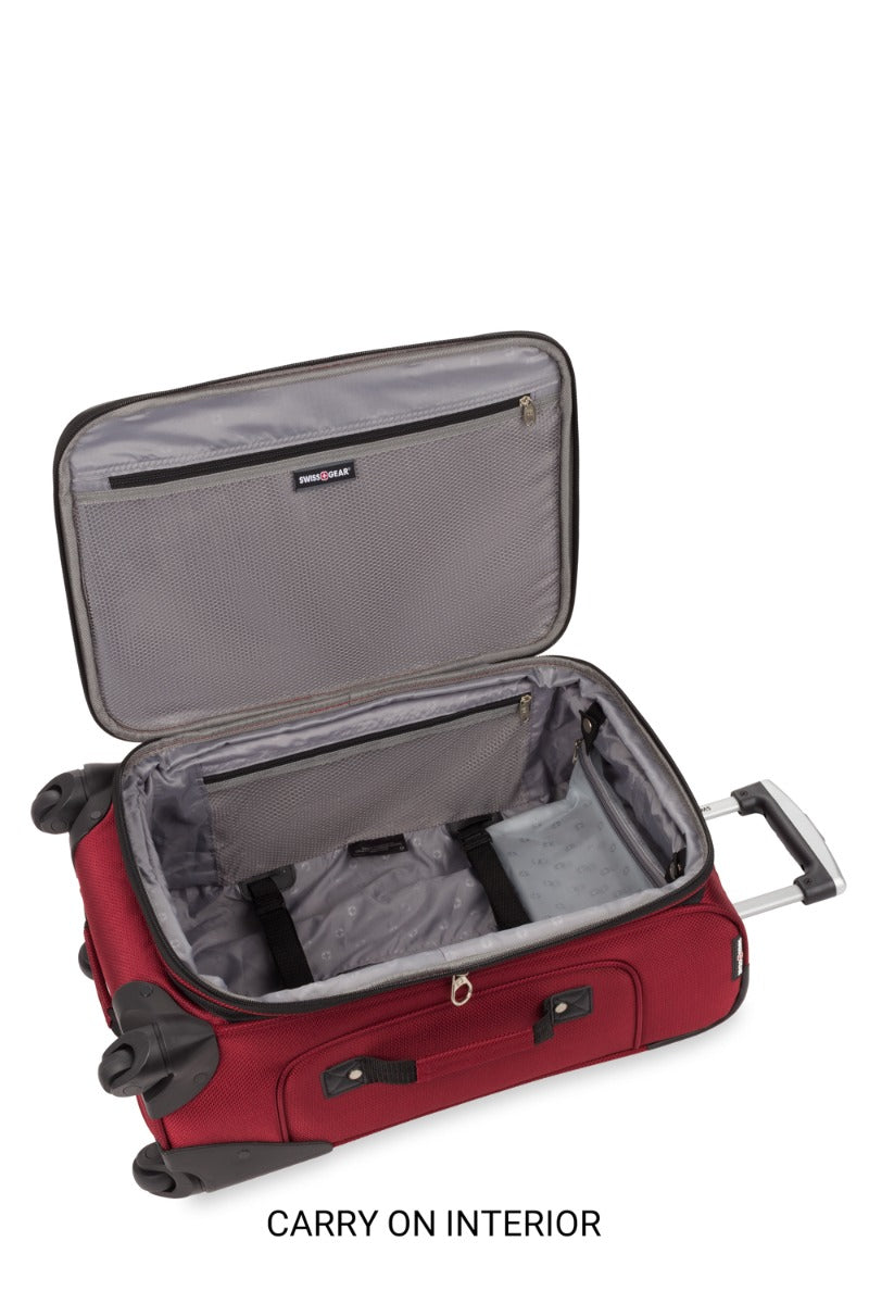 SWISSGEAR Sion 3-Piece Spinner Set - Burgundy - 08