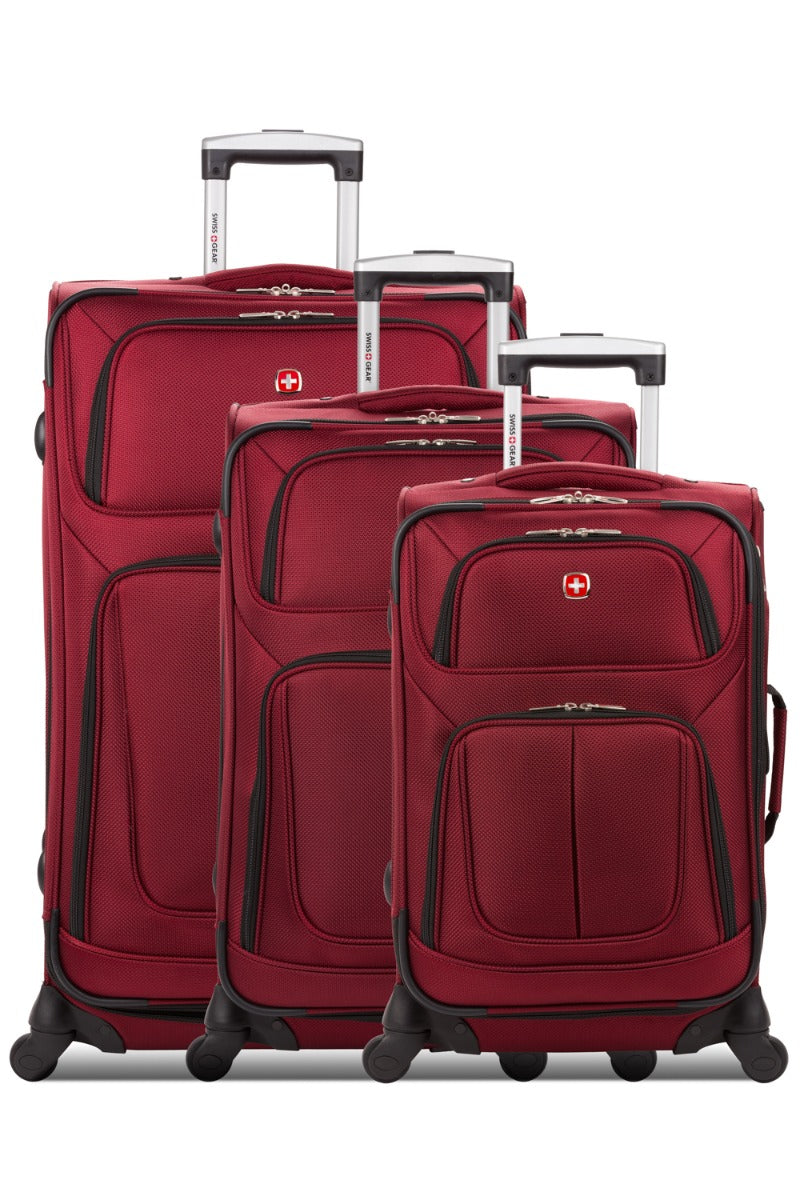 SWISSGEAR Sion 3-Piece Spinner Set - Burgundy - 03