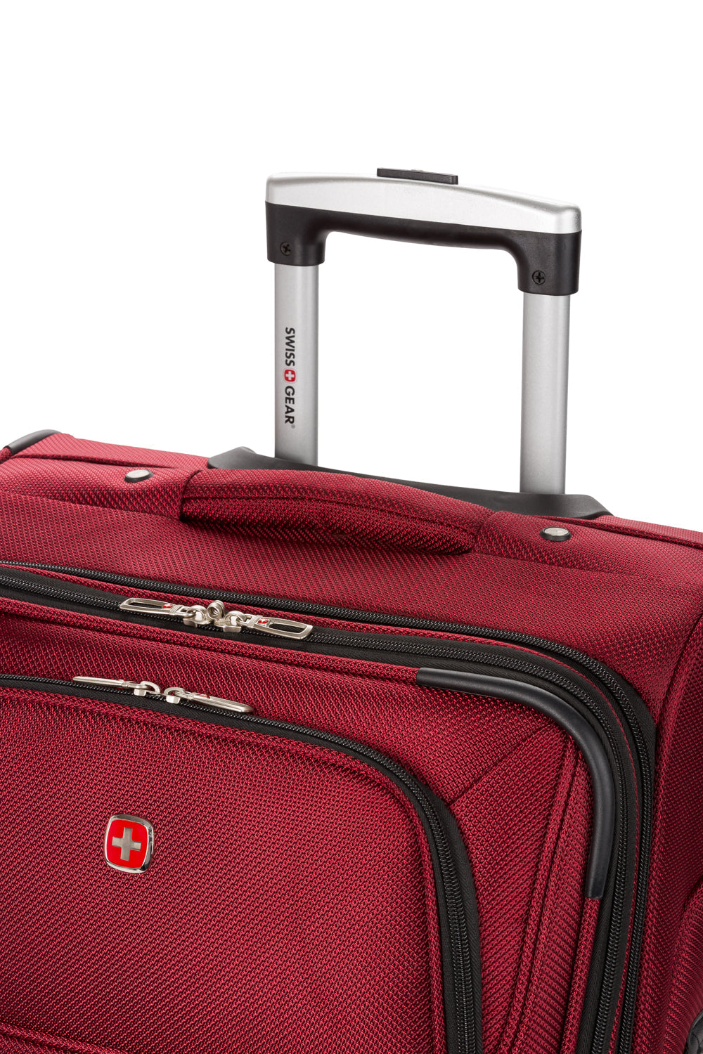 SWISSGEAR Sion Medium Checked Spinner - Burgundy - 09
